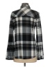 Como Vintage Plaid Black Long Sleeve Blouse Size M - photo 2