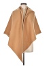 Echo 100% Recycled Polyester Tan Poncho One size - photo 1