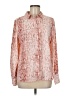 Rachel Parcell 100% Polyester Paisley Pink Long Sleeve Blouse Size M - photo 1