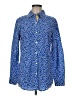 J. McLaughlin Print Blue Long Sleeve Button-Down Shirt Size M - photo 1