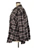 Torrid 100% Cotton Plaid Gray Long Sleeve Button-Down Shirt Size 5X Plus (5) - photo 5