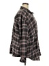 Torrid 100% Cotton Plaid Gray Long Sleeve Button-Down Shirt Size 5X Plus (5) - photo 4