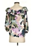 J.Crew Mercantile 100% Polyester Green 3/4 Sleeve Blouse Size XS - photo 2