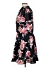 Unbranded 100% Polyester Floral Black Casual Dress Size XL - photo 5