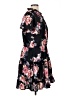 Unbranded 100% Polyester Floral Black Casual Dress Size XL - photo 4