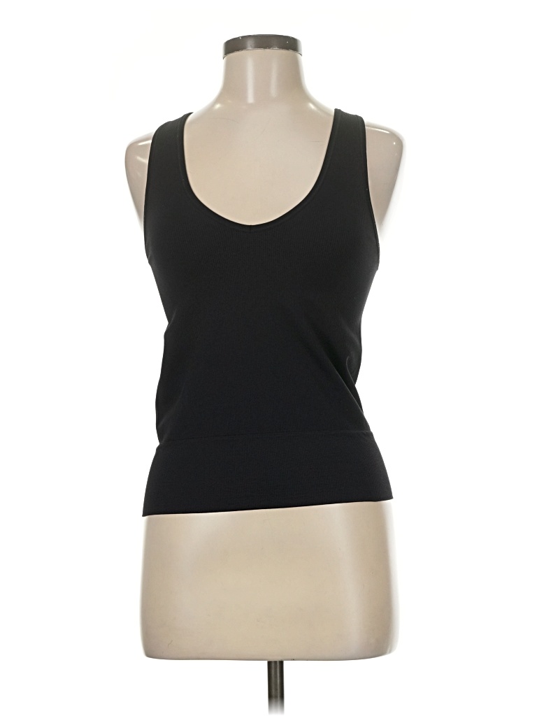 Pre-owned Athleta Tank Top Black Strapless Neckline Tops