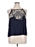Eyeshadow 100% Rayon Blue Sleeveless Blouse Size XL - photo 1