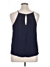 Eyeshadow 100% Rayon Blue Sleeveless Blouse Size XL - photo 2