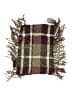 Unbranded Tweed Burgundy Scarf One size - photo 2