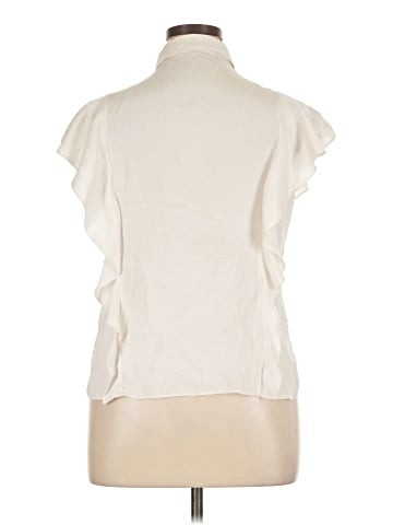 Theory Sleeveless Button-Down Shirt (view 2)
