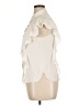 Theory Ivory Sleeveless Button-Down Shirt Size XL - photo 5