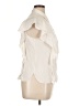 Theory Ivory Sleeveless Button-Down Shirt Size XL - photo 4