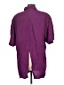 Sostanza 100% Rayon Purple 3/4 Sleeve Button-Down Shirt Size L - photo 2