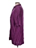 Sostanza 100% Rayon Purple 3/4 Sleeve Button-Down Shirt Size L - photo 5