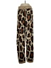 Hayden 100% Acrylic Animal Print Gold Casual Pants Size S - photo 1