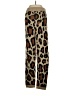 Hayden 100% Acrylic Animal Print Gold Casual Pants Size S - photo 2