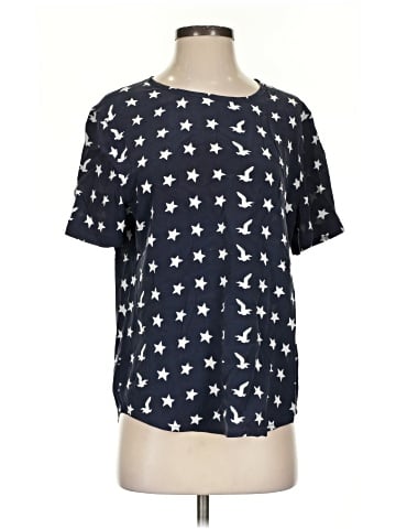 Equipment Short Sleeve Silk Top (view 1)