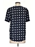 Equipment 100% Silk Stars Blue Short Sleeve Silk Top Size S - photo 2