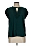 Daniel Rainn 100% Rayon Teal Short Sleeve Blouse Size L (petite) - photo 1