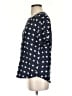 Equipment 100% Silk Stars Blue Short Sleeve Silk Top Size S - photo 5