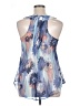 American Rag Cie 100% Polyester Blue Sleeveless Blouse Size XL - photo 2