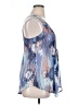 American Rag Cie 100% Polyester Blue Sleeveless Blouse Size XL - photo 4