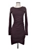 Tildon Solid Burgundy Cocktail Dress Size S - photo 1