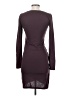 Tildon Solid Burgundy Cocktail Dress Size S - photo 2