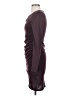 Tildon Solid Burgundy Cocktail Dress Size S - photo 5