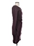 Tildon Solid Burgundy Cocktail Dress Size S - photo 4