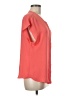 Apt. 9 100% Polyester Orange Short Sleeve Blouse Size M - photo 4