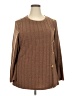 Fred David Brown Pullover Sweater Size 2X - photo 1