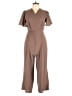 Li Guang Solid Brown Jumpsuit Size M (estimated) - photo 1