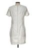 Bebop 100% Polyester Tweed Ivory Casual Dress Size L - photo 2
