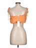 VICI 100% Rayon Orange Sleeveless Blouse Size L - photo 2