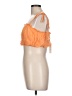 VICI 100% Rayon Orange Sleeveless Blouse Size L - photo 5
