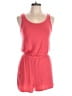 Pink Rose Solid Red Pink Romper Size L - photo 1
