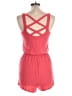 Pink Rose Solid Red Pink Romper Size L - photo 2
