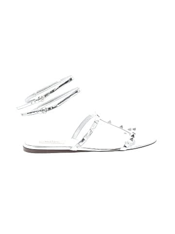 Valentino Garavani Leather Rockstud ankle strap Sandals (view 1)