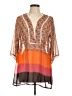 Dimri 100% Polyester Orange 3/4 Sleeve Blouse Size L - photo 1