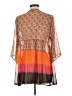Dimri 100% Polyester Orange 3/4 Sleeve Blouse Size L - photo 2