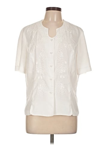 Liz Baker Essentials Short Sleeve Blouse (view 1)