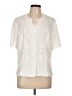 Liz Baker Essentials Ivory Short Sleeve Blouse Size L (estimated) - photo 1