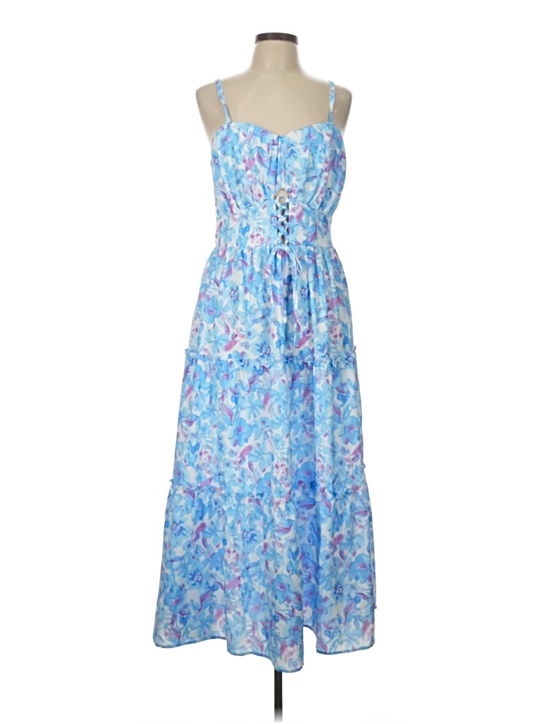 Pre-owned Grace Karin Casual Dress In Blue