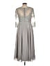 JJ's House 100% Polyester Gray Cocktail Dress Size 12 - photo 2