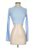 Flounce Blue Long Sleeve Turtleneck Size 2 - photo 1