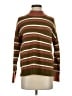 Madewell Stripes Brown Turtleneck Sweater Size XS - photo 1