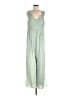 Velvet 100% Polyester Solid Green Jumpsuit Size 4 - photo 1