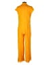 Zara Solid Orange Jumpsuit Size S - photo 2