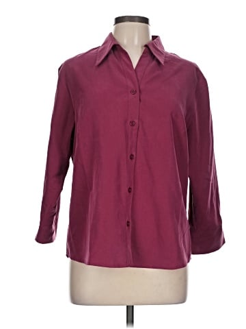 Apparenza 3/4 Sleeve Button-Down Shirt (view 1)